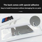Car Styling Emblem Metal Alloy Car Fender Trunk Badge Stickers For BMW M E46 E90 E60 F30 E39 F20 G30 X1 X3 G01 G02 X5 F16 M3 M4