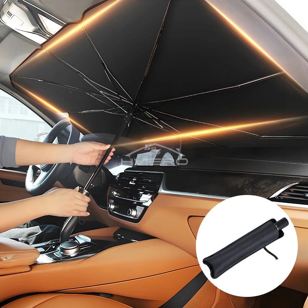 Parasol plegable multiusos para parabrisas de coche, accesorio para Interior, parte, Parasol automático, cubiertas delanteras