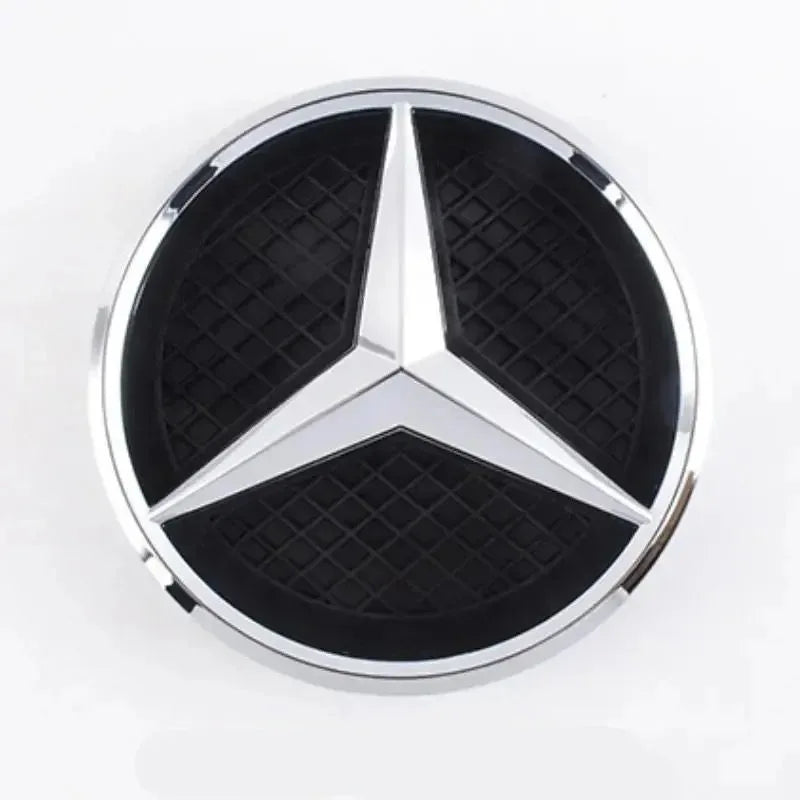 3D Star Badge Car Grill Emblem Front Logo for Mercedes Benz W204 W205 W213 X253 a B C E S CLA GLB GLC GLE GLS Vehicle Accessorie