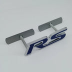 3D Metal Logo RS Emblem Letters Car Front Grille Badge Rear Trunk Sticker For Honda Civic City Fit Shuttle Jazz Car Acceessories