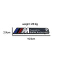 3D Aluminum Car Badge Emblem Sticker For BMW M Power M3 M5 G30 F30 F31 E36 E87 E60 E46 E91 X1 X3 X5 E53 Auto-Styling Accessories