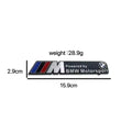 3D Aluminum Car Badge Emblem Sticker For BMW M Power M3 M5 G30 F30 F31 E36 E87 E60 E46 E91 X1 X3 X5 E53 Auto-Styling Accessories