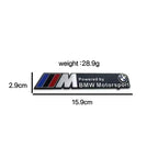 3D Aluminum Car Badge Emblem Sticker For BMW M Power M3 M5 G30 F30 F31 E36 E87 E60 E46 E91 X1 X3 X5 E53 Auto-Styling Accessories