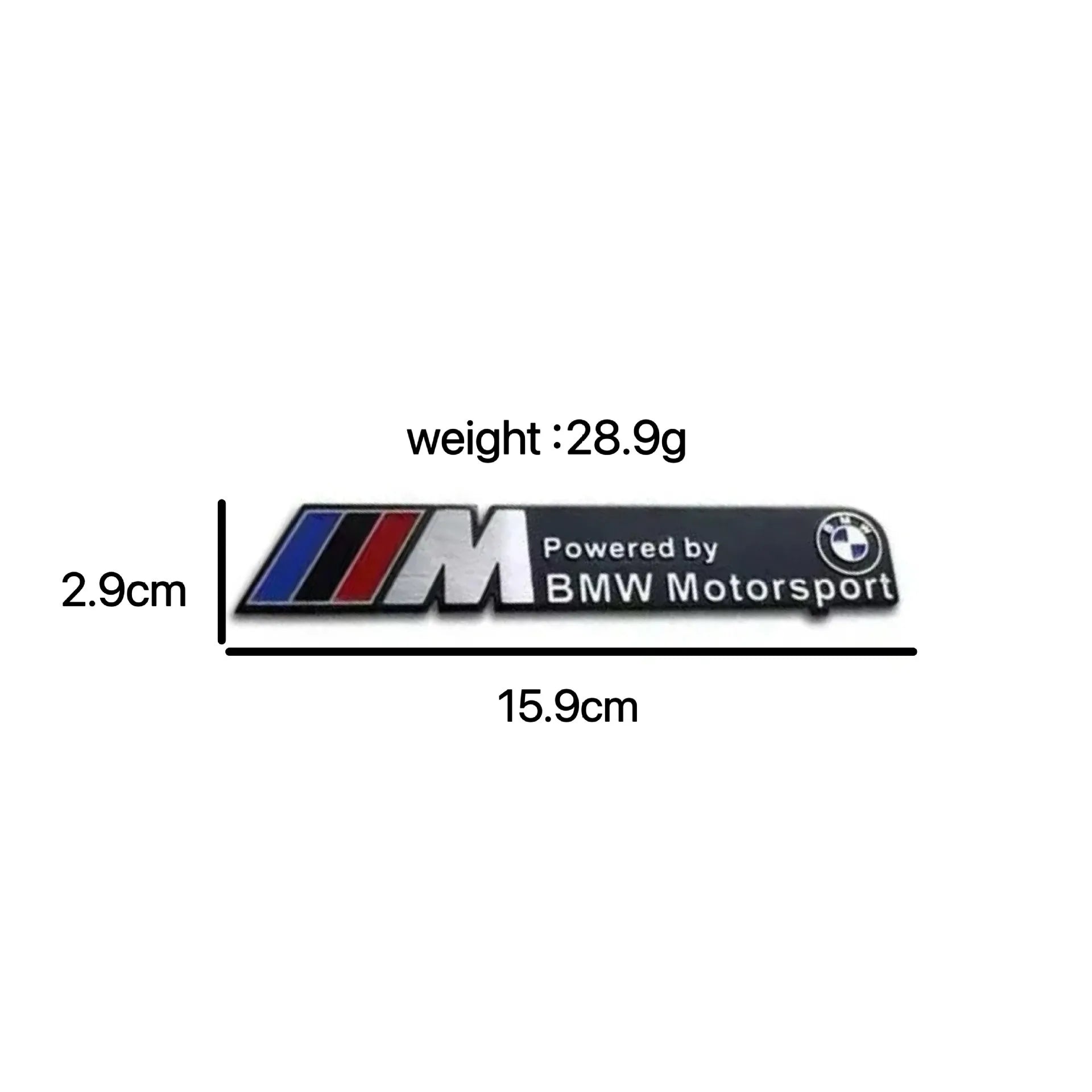 3D Aluminum Car Badge Emblem Sticker For BMW M Power M3 M5 G30 F30 F31 E36 E87 E60 E46 E91 X1 X3 X5 E53 Auto-Styling Accessories
