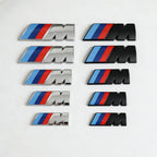 M LOGO Fender Emblem Badge Rear Trunk Badge For BMW E36 E39 E46 E60 E90 E90 F01 F10 F30 G01 G20 G21 G30 G11 F15 X5 X3 M Sports