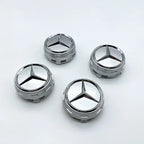 QQQ 4PCS KKK 75mm NEW Car Wheel Center Hub Caps Cover for Mercedes Benz B/C/E/S Class A Class C200L GLC GLK CLA W166 W163 W221