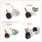 Car key door lock Left Right Door Lock Cylinder Key For hu66 hu101hu100r hu100 hy22 hon66 nsn14 fo21 toy43 hu83 va2t toy48 sip22