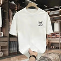 100% pure cotton men's luxurious brand letter print T-shirt, short-sleeved T-shirt, high-quality men's clothing, streetwear