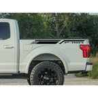 For Ford F150 Raptor Lariat Limited Pickup Bed Side Sticker Car Stripes Style Decor Decal Truck Vinyl Cover Auto Accessories