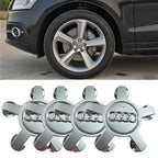 Car Wheel Center Cap Hub Covers 4pcs 60mm 61mm 68mm 69mm 135mm 4B0601170 4F0601165N A3 A4 A5 A6 A7 A8 S4 Q3 Q5 Q7 Accessories