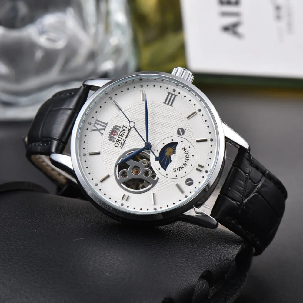 Mechanical Movement Unisex Watch Full Functionality World Time Ultra-Thin Orient Series