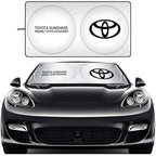 Car interior stickers Car Windshield Sunshade Cover Sun Visor UV Protector For Toyota Corolla Camry rav4 Yaris hilux prius PRODA