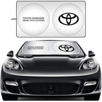 Car interior stickers Car Windshield Sunshade Cover Sun Visor UV Protector For Toyota Corolla Camry rav4 Yaris hilux prius PRODA