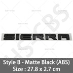 new old letter logo car stickers for GMC sierra Rear Trunk Emblem Logo boot label trunk modified Accessories decoration decals
