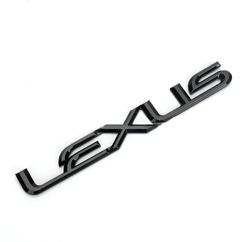 ABS/Metal Car Rear Trunk Emblem Badge Sticker for Lexus Logo ES300 IS300 IS350 ES250 ES350 IS250 CT200H GS350 NX200 Accessories