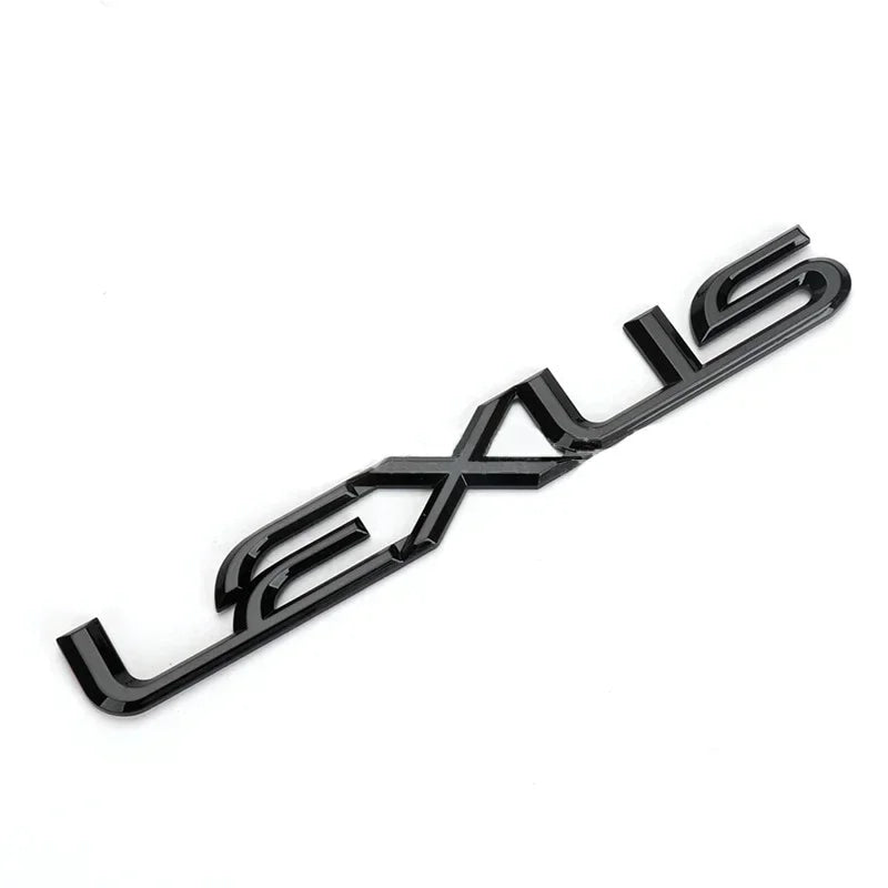 ABS/Metal Car Rear Trunk Emblem Badge Sticker for Lexus Logo ES300 IS300 IS350 ES250 ES350 IS250 CT200H GS350 NX200 Accessories