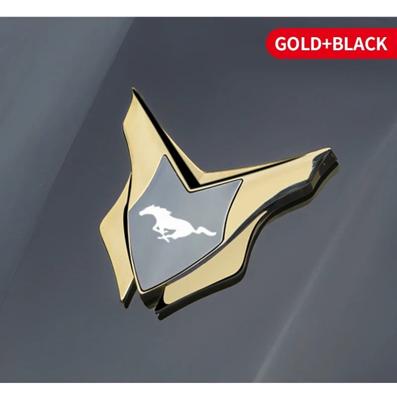 3D Meta Car Sticker Auto Door Trunk Car Body Shield Emblem Protective Sticker For Ford Mustang GT SHELBY Auto Accessories
