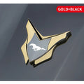 3D Meta Car Sticker Auto Door Trunk Car Body Shield Emblem Protective Sticker For Ford Mustang GT SHELBY Auto Accessories