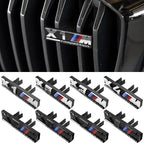For BMW M M2 X3 M4 X5M M6 M7 F48 G01 E84 E83 F39 F10 F30 3D ABS M Logo Car Front Grille Badge Sticker Auto Badge Accessories