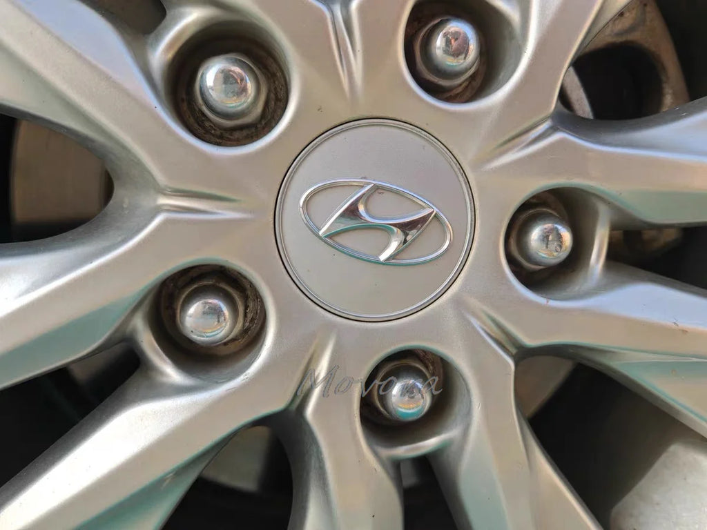 4pcs 3D 60mm For Car Metal Emblem Wheel Hub Center Cap Metal Covers For Hyundai Tucson IX35 I30 I20 Kona Coupe Veloster I40 Getz