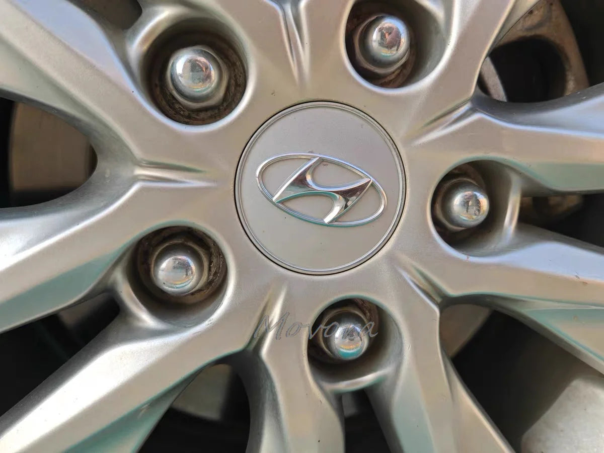 4pcs 3D 60mm For Car Metal Emblem Wheel Hub Center Cap Metal Covers For Hyundai Tucson IX35 I30 I20 Kona Coupe Veloster I40 Getz