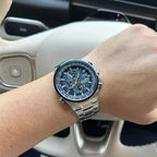 2026 High Quality Men's Quartz Watch Luxury Trend Luminous Multi-Function Chrono Stainless Automatic Watch Birthday Gifts