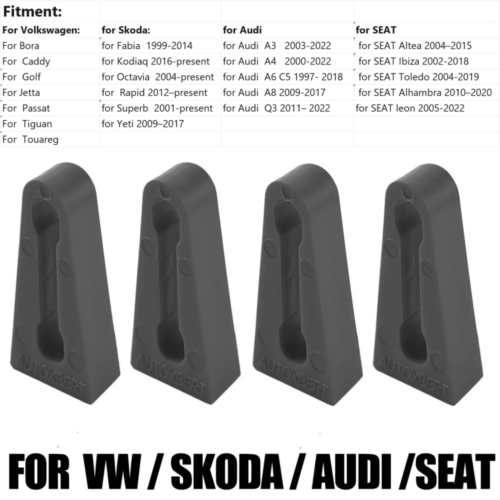 Universal Car Door Lock Damper Buffer For Toyota Nissan VW Hyundai KIA Peugeot Deadener Seal Shock-Absorbing 2004 2020 2023 2024