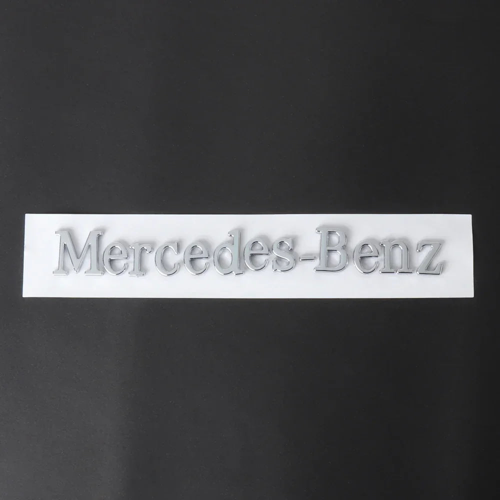 1pcs Car Badge Rear Trunk Body Sticker Emblem Decoration For Mercedes Benz AMG W108 W124 W126 W140 W205 W201