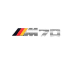 3D ABS Car Styling Rear Trunk Badge Emblem Logo Sticker Decoration Accessory For BMW M M1 M2 M3 M4 M5 M6 X7M X2M X4M X3M X5M X6M