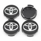 4Pcs 57/62mm Car Wheel Center Hub Caps For Toyota Rav4 Aygo Yaris Corolla Camry Car Tire Center Decoration Stickers Accessories