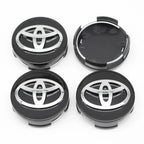 4Pcs 57/62mm Car Wheel Center Hub Caps For Toyota Rav4 Aygo Yaris Corolla Camry Car Tire Center Decoration Stickers Accessories