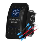12v/24v Blue Led Light 5 Pin On Off SPST Rocker Switch 7 Pin On Off On ARB Carling Style Car Boat Waterproof Push Switch