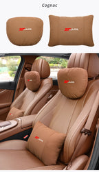For Ford STline Focus Mondeo Explorer Edge Fiesta Fusion Kuga Escape Auto Headrest Neck Support Lumbar Cushion Soft Neck Pillow