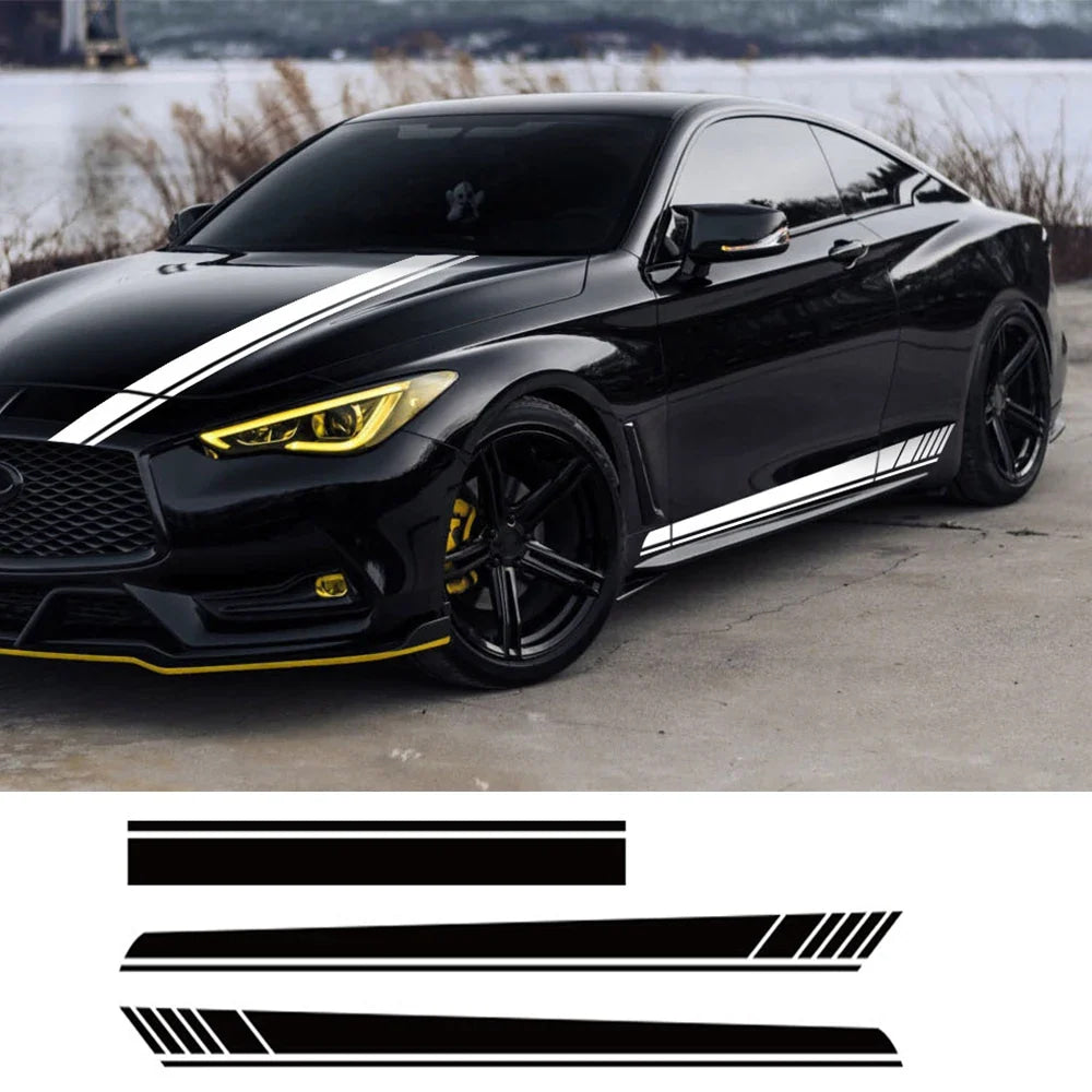 Car Vinyl Stickers Bonnet Decal For Audi BMW Mercedes Ford VW Toyota Nissan Kia Renault Hyundai Skoda Auto Tuning Accessories