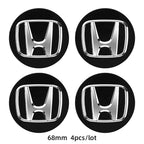 ABS Wheel Center Cap Wheels Tyre Car Wheel Center Cap Set Vehicles Cover For Honda Civic Fit Jazz Accord Pilot CRV Odyssey