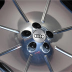 56/60/65MM Car Wheel Hub Caps Auto Emblem Tyre Center Covers Accessories For Audi A1 A2 A3 A4 A5 A6 A7 A8 Quyttro Sline RS Q2 Q3