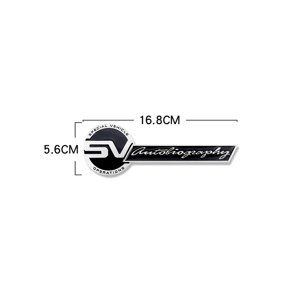 Car Front Grille Emblem Sticker Auto Accessories For Landrover SVR Vogue Velar Evoque Discovery Range Rover  L551 P250 P300 L405