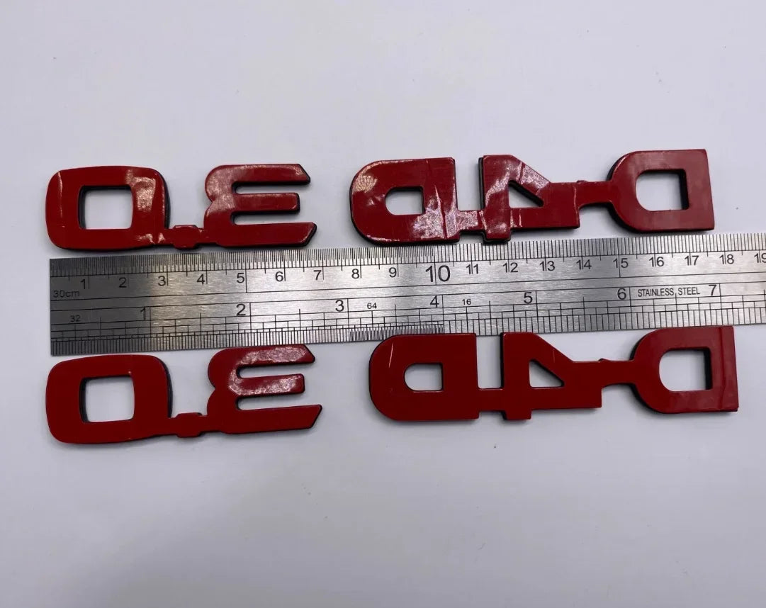 ABS HILUX 2005-2015 Logo Car Letter Sticker for Toyota VIGO MK6 MK7 HILUX 3.0 D4D Trunk Decal Badge flank Emblem Accessories