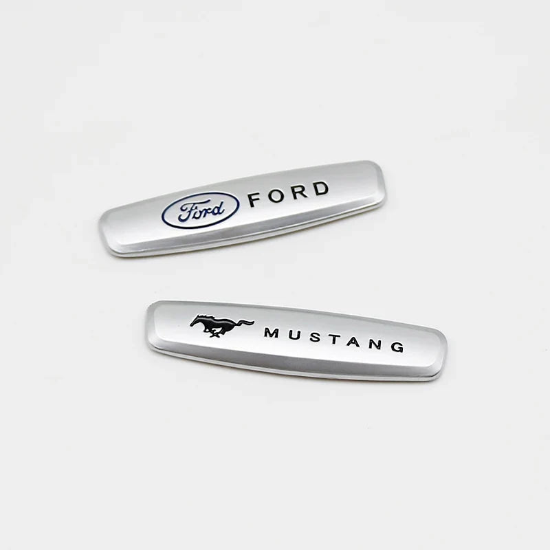 Ford  Seat Sticker Metal Badge Seat Mustang Badge For Ford Mustang Shelby Cobra Focus Mondeo F-150 Accessories Interior Sticker