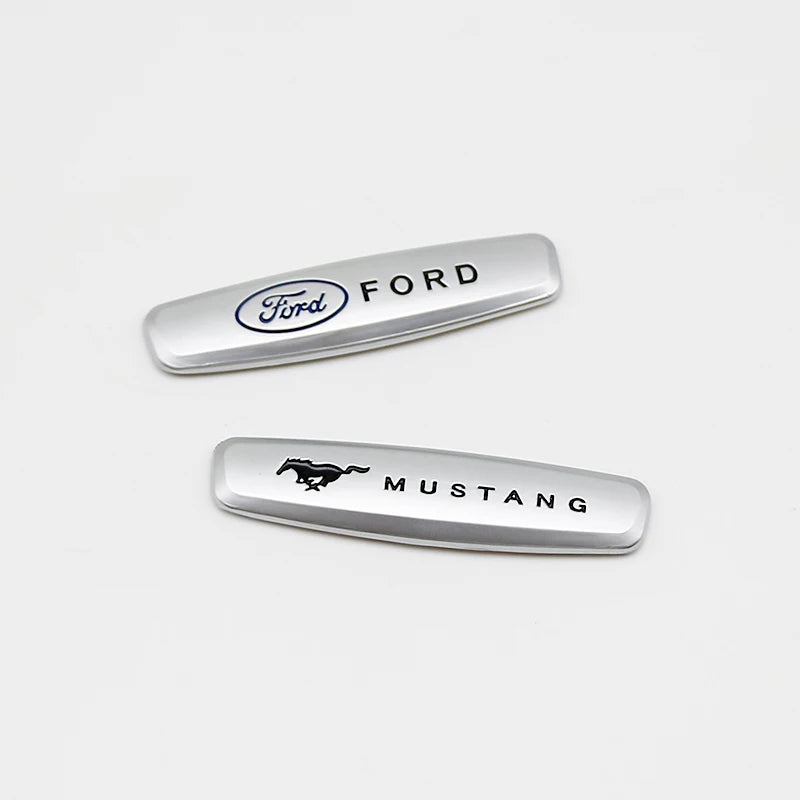 Ford  Seat Sticker Metal Badge Seat Mustang Badge For Ford Mustang Shelby Cobra Focus Mondeo F-150 Accessories Interior Sticker