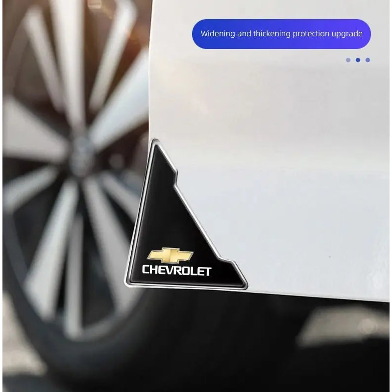 4Pcs Car Door Silicone Buffer Stickers Anticollision Anti Scratch For Chevrolet Spark Captiva Cruze Malibu Equinox Trax Camaro