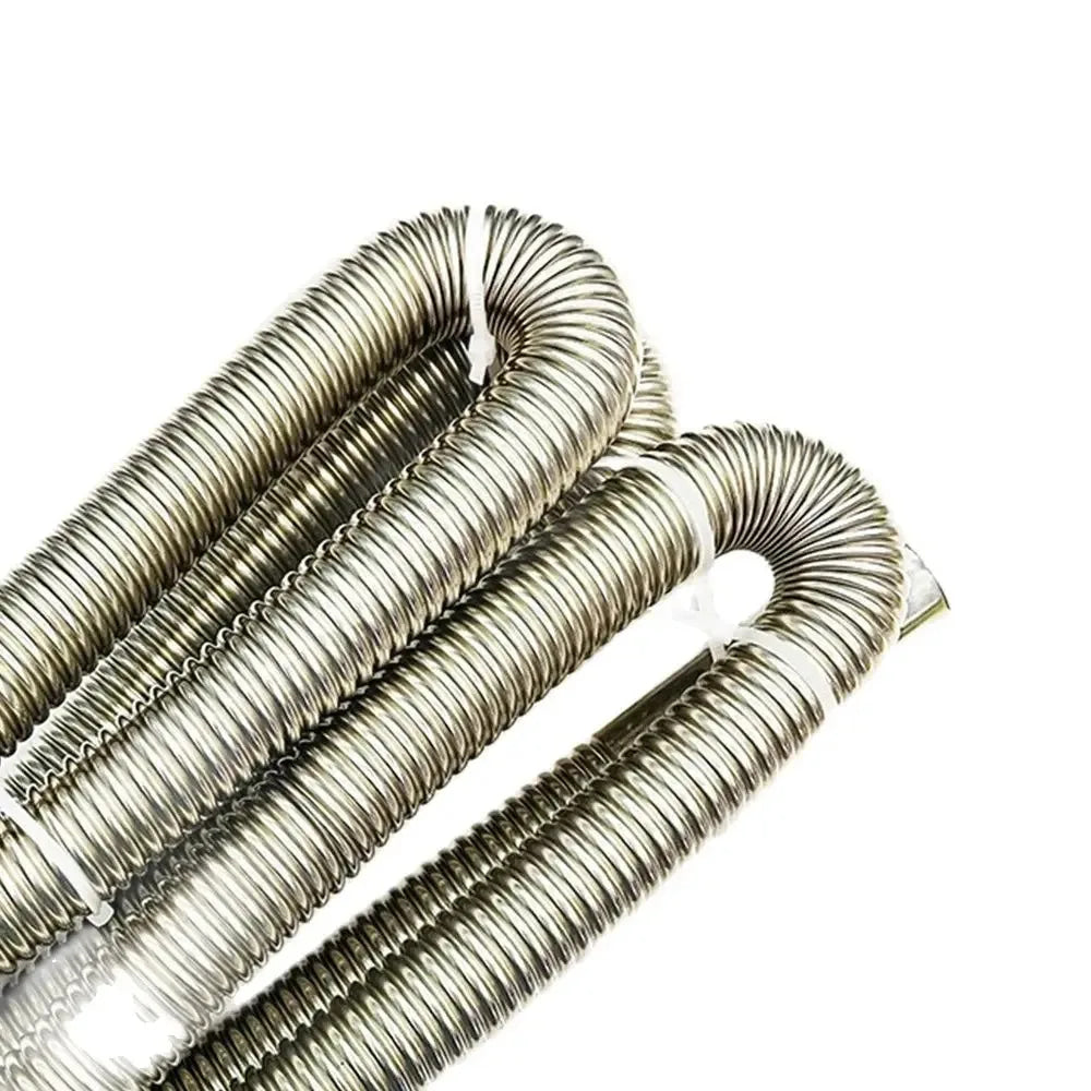 Tubo de Escape de Acero Inoxidable de 300 CM para Calefactor de Estacionamiento Diésel, Manguera de Ventilación de Gas para Piezas de Calefactor de Coche Eberspacher Webasto