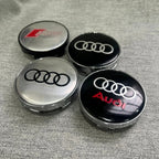 4Pcs 60mm Car Center Wheel Hub Cover Tire Cap For Audi Sline A1 A2 A3 A4 A5 A6 A7 A8 Q1 Q2 Q3 Q4 Q5 Q6 Q7 Q8 TT Auto Accessories