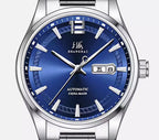 Shanghai Watch Business Men's Mechanical Watches 39mm Automatic Wristwatch 316L Stainless Steel Sapphire Glass reloj hombre 706