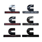 CUMMINS TURBO DIESEL Logo Car Stickers for RAM 1500 2500 Refit Accessories Side Body Decorative Decals