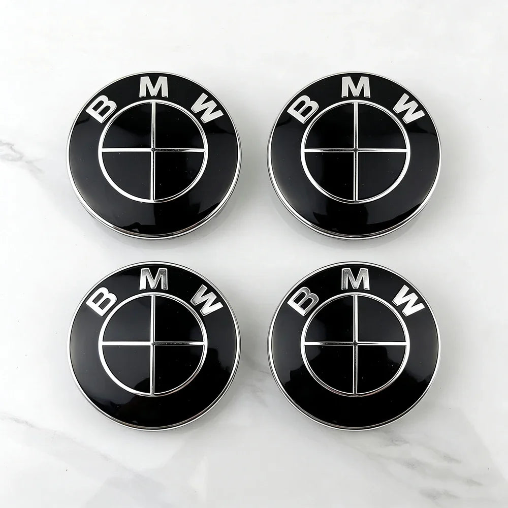 Car 68mm 56mm Wheel Center Caps Emblem Badge 50th Accessories For BMW E39 E46 E90 E60 E87 E53 F10 F20 F30 M X3 X5 X6