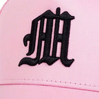 Unisex Personality Letter Embroidery Baseball Net Caps Spring Summer Outdoor Fishing Hat Adjustable Casual Hats Sunscreen Hat