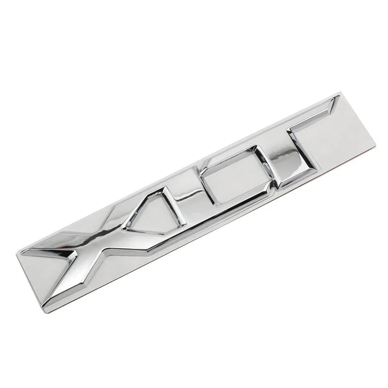 3D Metal XLT Letter Logo Car Trunk Body Badge Emblem Decals Sticker For Ford F150 F-150 Ranger T6 XLT Decoration Accessories