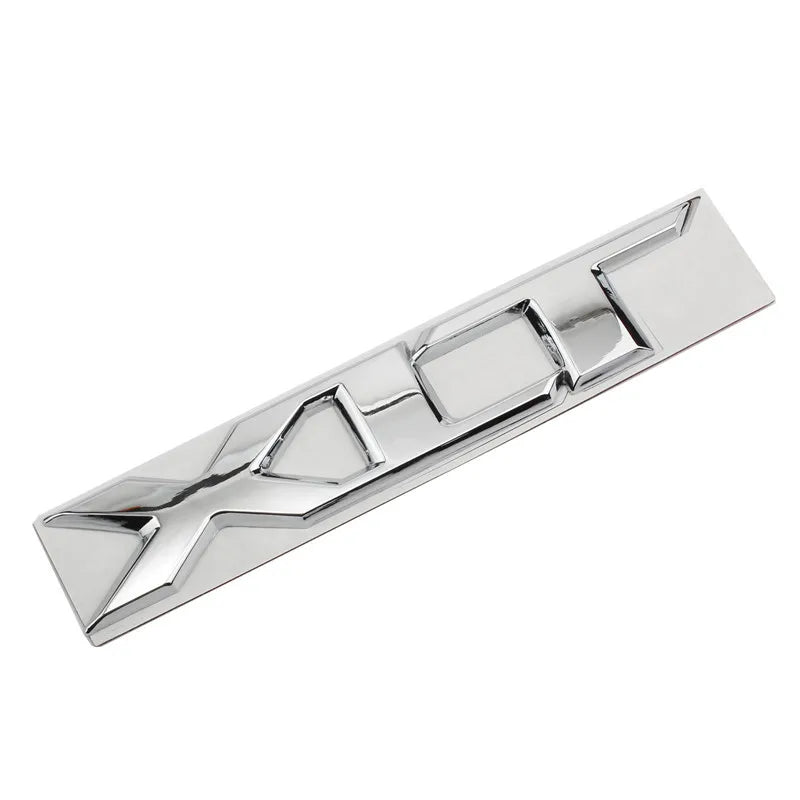 3D Metal XLT Letter Logo Car Trunk Body Badge Emblem Decals Sticker For Ford F150 F-150 Ranger T6 XLT Decoration Accessories