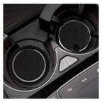 2Pcs Leather Car Coaster Anti-slip Mat Cup Holder Pad For BMW X1 X2 X3 X4 X5 X6 X7 1 3 5 6 7 Series E60 E90 E70 G20 G30 G7